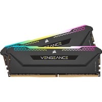 Corsair 32 Go DDR4-3600 Kit, Mémoire vive Noir, CMH32GX4M2D3600C18, Vengeance RGB PRO SL, XMP 2.0