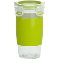 Emsa CLIP & GO Boîte de rangement alimentaire 0,45 L Plastique Vert, Transparent 1 pièce(s), Gobelet Vert/transparent, Boîte de rangement alimentaire, Adulte, Vert, Transparent, Plastique, Monochromatique, Allemagne